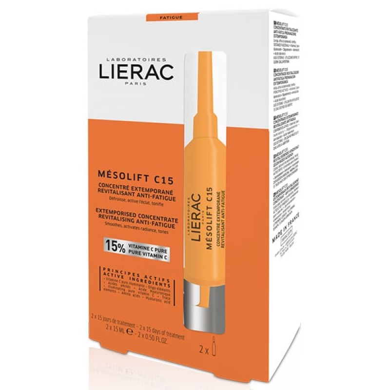 Lierac Mesolift C15 Extemporised Concentrate Revitalizing Anti-Fatigue 2x15ml