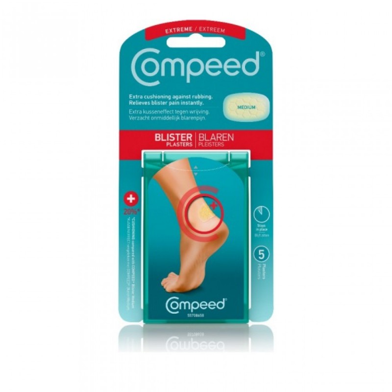 Compeed Επιθέματα Για Έντονες Φουσκάλες Medium Extreme, 5τμχ 