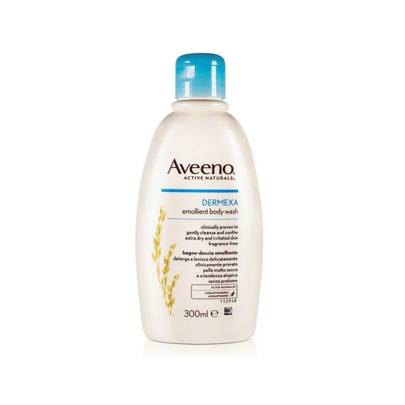 Aveeno Dermexa Daily Emollient Ενυδατικό Υγρό Καθαρισμού Σώματος, 300ml 