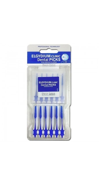 Elgydium Clinic Dental Picks οδοντιατρικές οδοντογλυφίδες, 36 τμχ