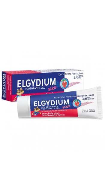 Elgydium Kids Toothpaste 3-6 Years Ice Age, Παιδική Οδοντόπαστα 2-6 ετών, με γεύση Φράουλα, 1000ppm 50ml 