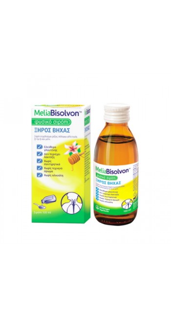 MeliaBisolvon Φυσικό Σιρόπι για Ξηρό Βήχα, 100ml