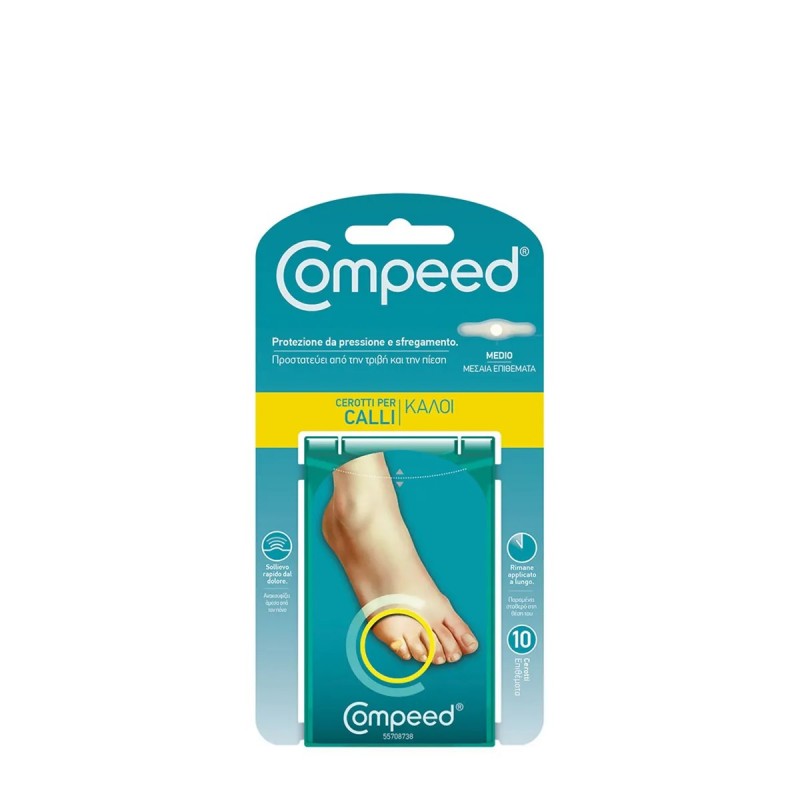 Compeed Corn Medium Μεσαία Επιθέματα για Κάλους, 10τμχ