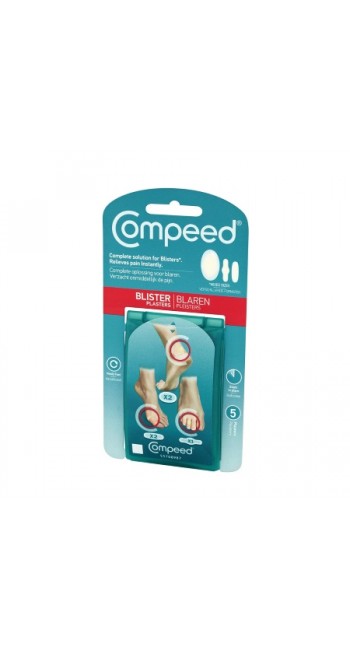 Compeed Σετ Επιθεμάτων για Φουσκάλες για Άμεση Ανακούφιση και Γρήγορη Επούλωση 5τμχ 