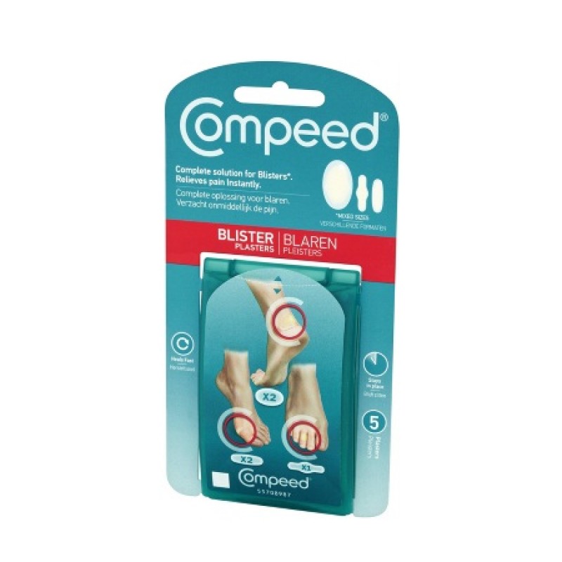 Compeed Σετ Επιθεμάτων για Φουσκάλες για Άμεση Ανακούφιση και Γρήγορη Επούλωση 5τμχ 