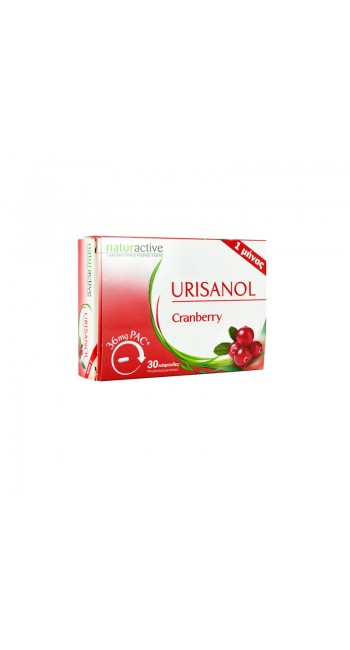 Naturactive Urisanol Cranberry Συμπλήρωμα με Εκχύλισμα Κράνμπερι, 30caps