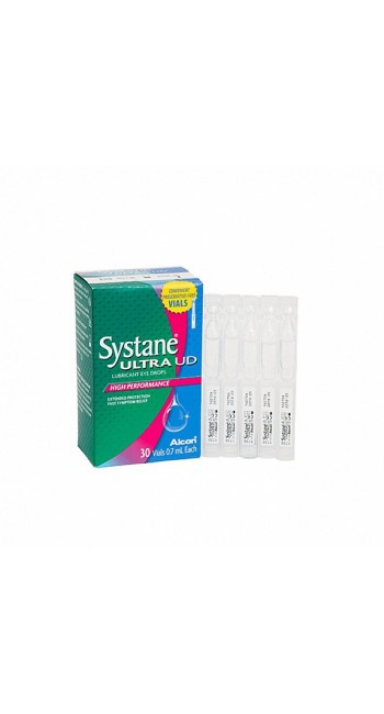 Alcon Systane Ultra UD Λιπαντικές Οφθαλμικές Σταγόνες, 30x0.7 ml