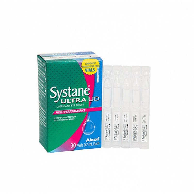 Alcon Systane Ultra UD Λιπαντικές Οφθαλμικές Σταγόνες, 30x0.7 ml