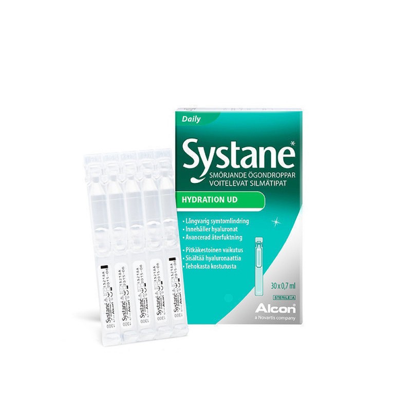 Alcon Systane Hydration UD Λιπαντικές Οφθαλμικές Σταγόνες, 30vials x 0.7ml