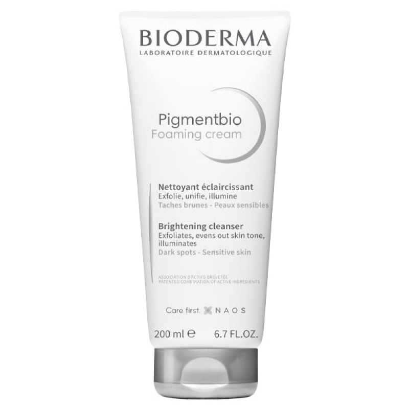 Bioderma Pigmentbio Απολεπιστική Κρέμα Καθαρισμού για Άμεση Φωτεινότητα της Επιδερμίδας, 200ml