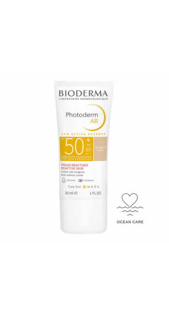 Bioderma Photoderm AR SPF50+ Αντηλιακή Προστασία με Χρώμα κατά της Ερυθρότητας για Ευαίσθητο Δέρμα, 30ml 