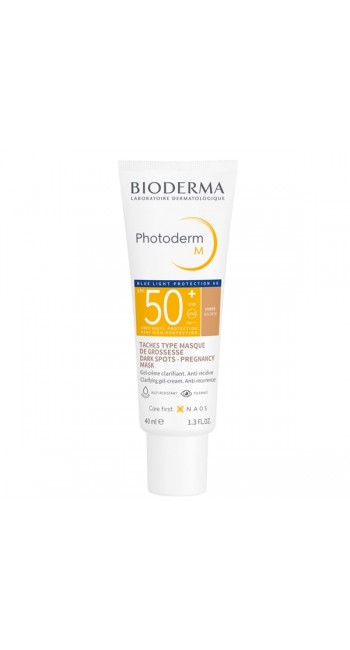 Bioderma Photoderm M Golden Αντηλιακό Προσώπου SPF50 με Χρώμα για το Ευαίσθητο Δέρμα με Σημάδια Υπερμελάγχρωσης, 40ml 