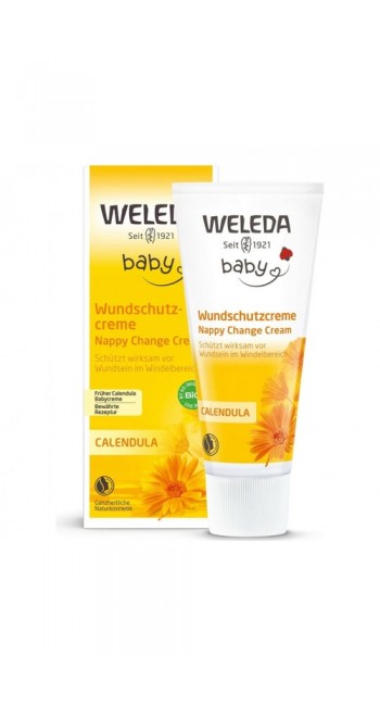 Weleda baby κρέμα καλέντουλας για αλλαγή πάνας, 75ml 