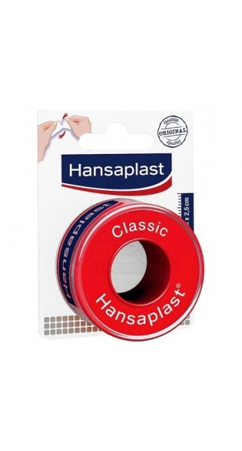 Hansaplast Αυτοκόλλητη Επιδεσμική Ταινία Classic 2,5cm x 5m 