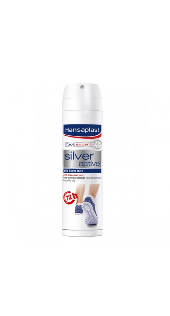 Hansaplast Silver Active Spray Σπρέι Ποδιών κατά του Ιδρώτα, 150ml