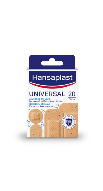 Hansaplast Universal Water Resistant Επιθέματα Ανθεκτικά στο Νερό, 20τεμ