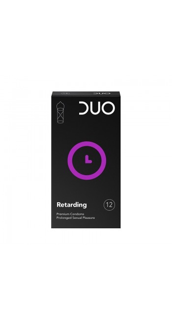 Duo Longer Pleasure Προφυλακτικά με Επιβραδυντικό για Μεγαλύτερη Απόλαυση, 12τμχ