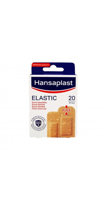 Hansaplast Elastic Επιθέματα για Πληγές Πολύ Ελαστικά, 20τεμ