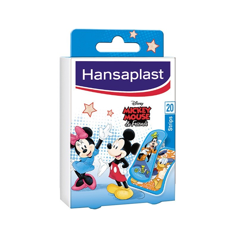 Hansaplast Disney Mickey & Friends Strips Παιδικά Επιθέματα Πληγών, 20τεμ