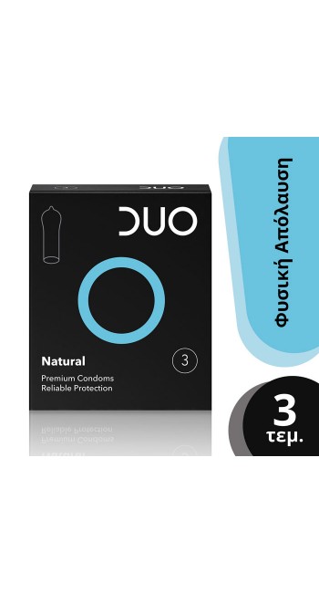 Duo Natural Προφυλακτικά, 3τμχ