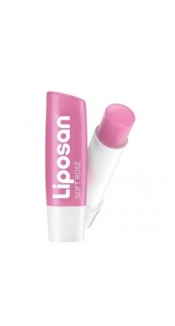 Liposan Soft Rose Lip Balm με Χρώμα 4.8gr