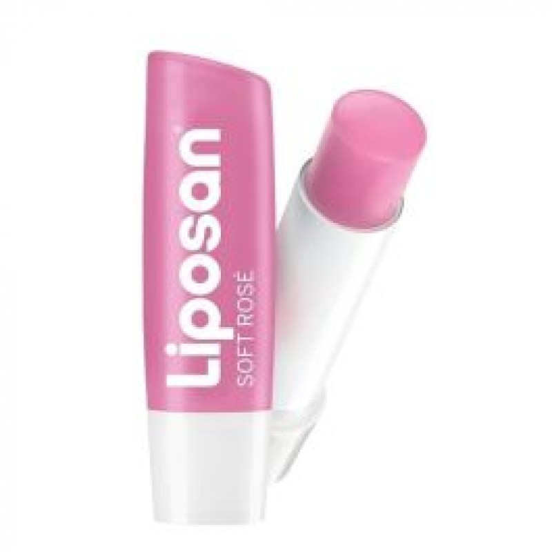 Liposan Soft Rose Lip Balm με Χρώμα 4.8gr