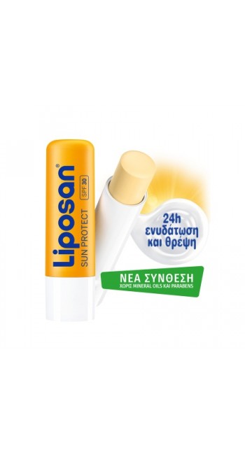 Liposan Sun Protect SPF30, Αδιάβροχο Στικ Χειλιών 4.8gr 