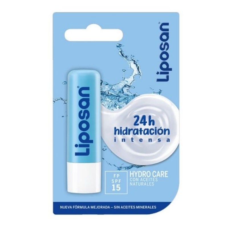 Liposan Hydro Care SPF15 Ενυδατικό Χειλιών χωρίς Χρώμα 4.8gr