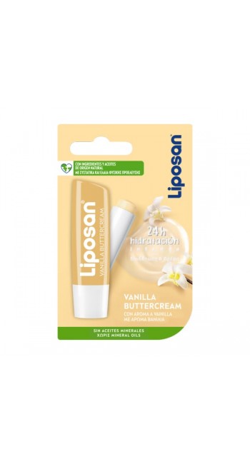 Liposan Vanilla Buttercream Blister Ενυδατικό Βalm Χειλιών, 4.8gr 