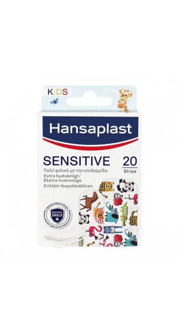 Hansaplast Sensitive Kids Παιδικά Αυτοκόλλητα Επιθέματα, 20τμχ