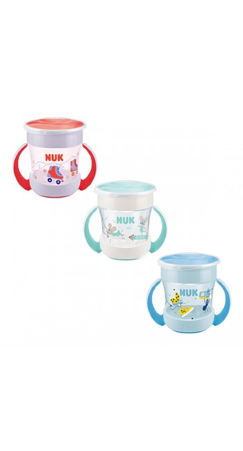 Nuk Mini Magic Cup με Χείλος και Καπάκι 6m+, 160ml