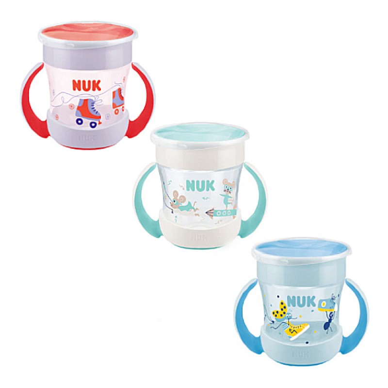 Nuk Mini Magic Cup με Χείλος και Καπάκι 6m+, 160ml