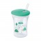 Nuk Action Cup 12m+ Εκπαιδευτικό Κύπελλο με Καλαμάκι, 230ml 