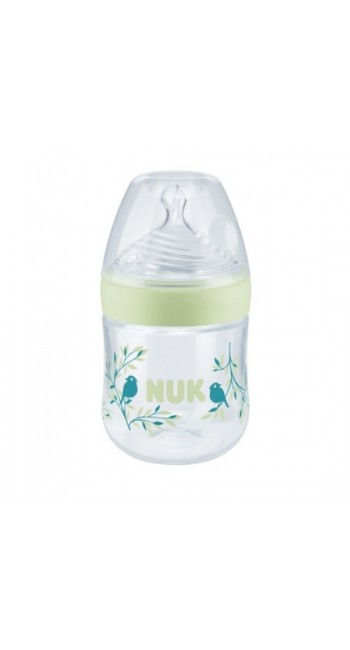 Nuk Πλαστικό Μπιμπερό Nature Sense Temperature Control Θηλή Σιλικόνης S 150ml για 0-6m 1τμχ