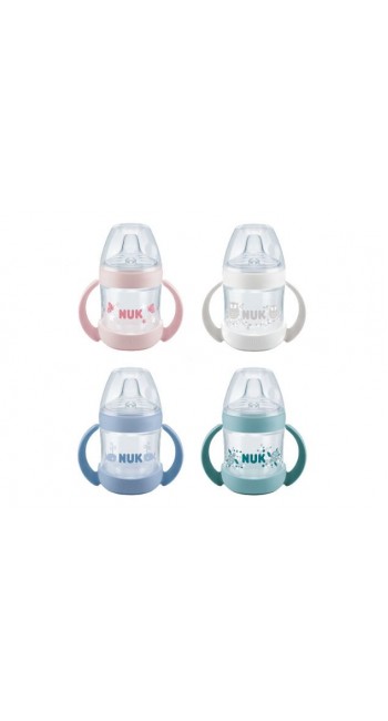 Nuk Nature Sense Εκπαιδευτικό Μπιμπερό με Λαβές 6-18m  150ml