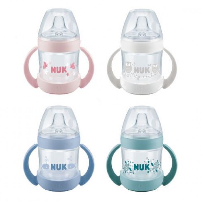 Nuk Nature Sense Εκπαιδευτικό Μπιμπερό με Λαβές 6-18m  150ml