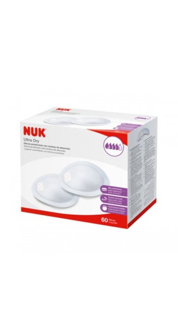 Nuk Ultra Dry Επιθέματα Στήθους, 60τεμ 