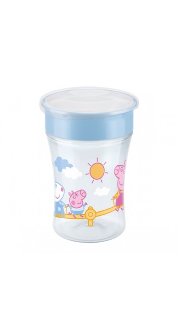 Nuk Peppa Pig Magic Cup με Χείλος και Καπάκι 8m+ 230ml