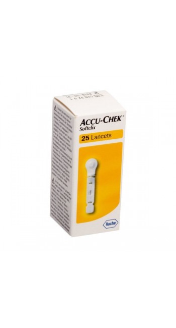 Accu-Chek Softclix Βελόνες Μέτρησης Σακχάρου, 25τμχ