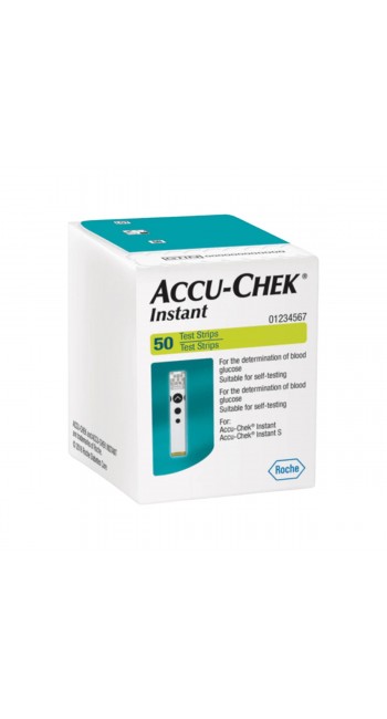 Accu-Chek Instant Ταινίες Μέτρησης Σακχάρου,50τμχ