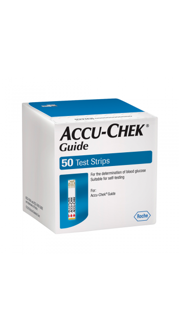 Accu-Chek Guide Test Strip, Ταινίες Μέτρησης Σακχάρου, 50τμχ