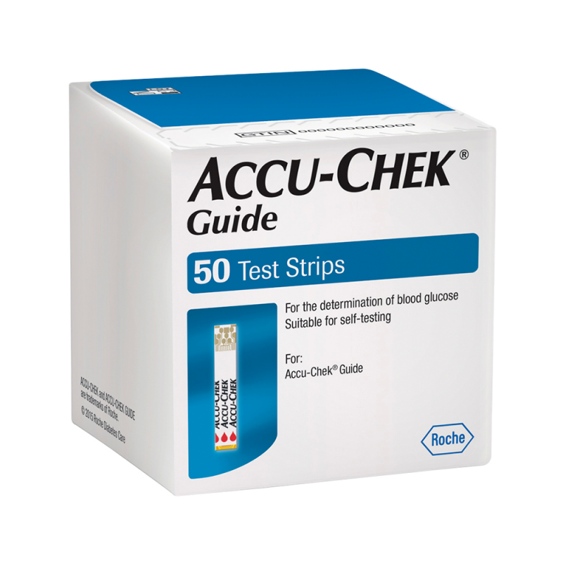 Accu-Chek Guide Test Strip, Ταινίες Μέτρησης Σακχάρου, 50τμχ