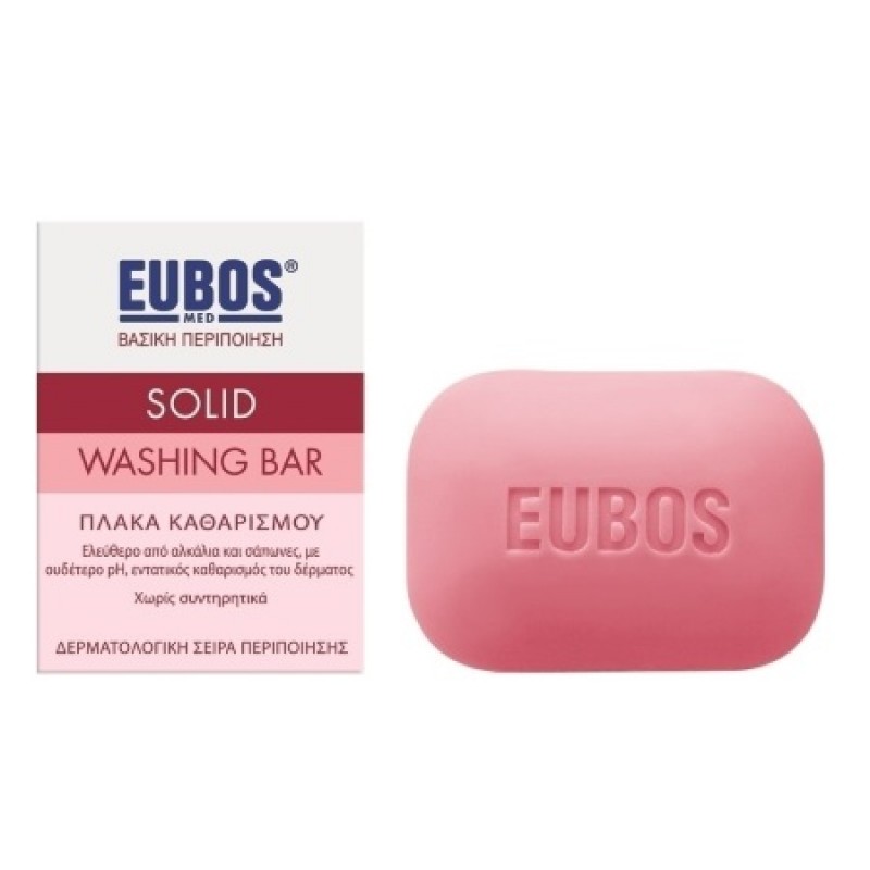 Eubos Solid Red Πλάκα Καθαρισμού, 125gr