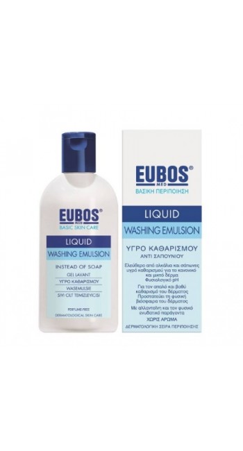 Eubos Liquid Washing Emulsion Blue Υγρό Καθαρισμού Προσώπου & Σώματος, 200ml