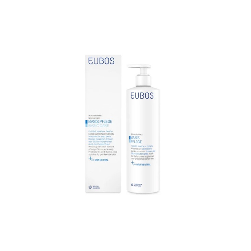 Eubos Liquid Blue Υγρό Καθαρισμού Για Την Καθημερινή Περιποίηση Προσώπου & Σώματος, 400ml