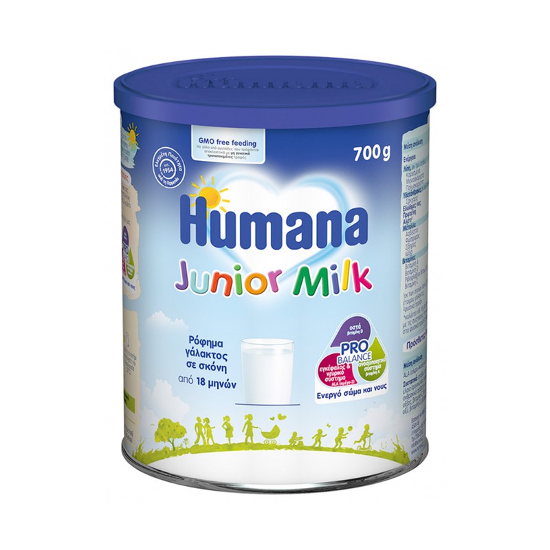 Humana Junior Milk Ρόφημα Γάλακτος σε Σκόνη από 18 Μηνών, 700gr