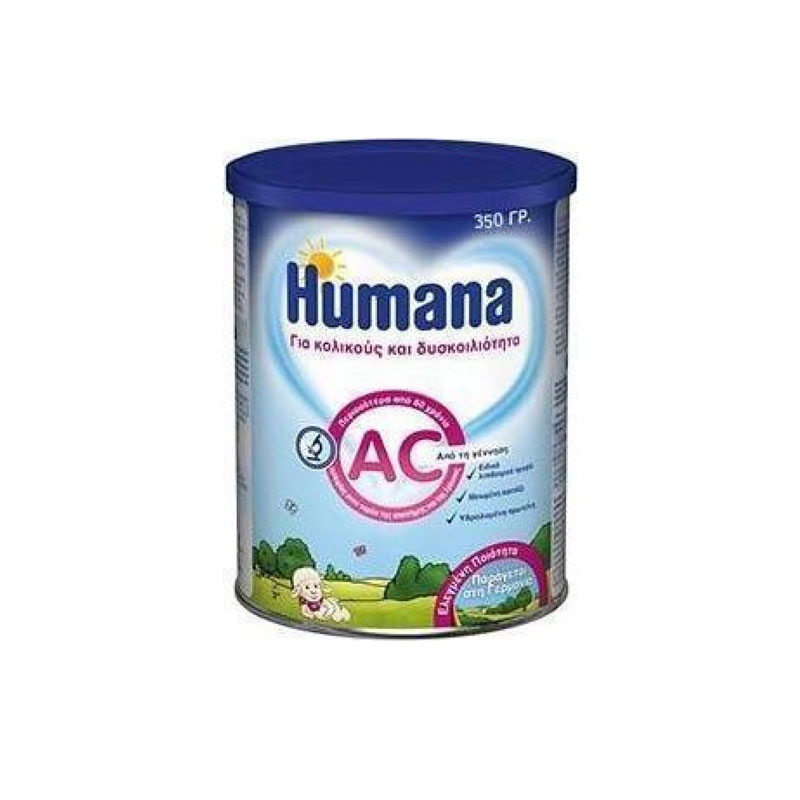 Humana AC, για Βρέφη με πρόβλημα Δυσκοιλιότητας & Κολικών 350gr 