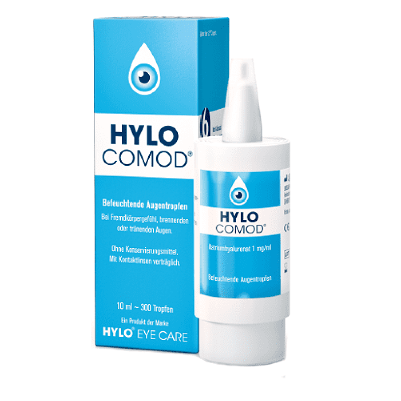 UrsaPharm Hylo Comod Eye Drops Λιπαντικές Οφθαλμικές Σταγόνες, 10ml