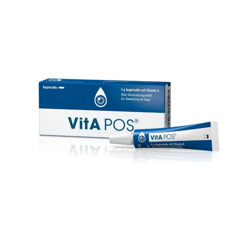 Pharmex Vita-Pos Οφθαλμική Αλοιφή με Βιταμίνη A, 5gr 