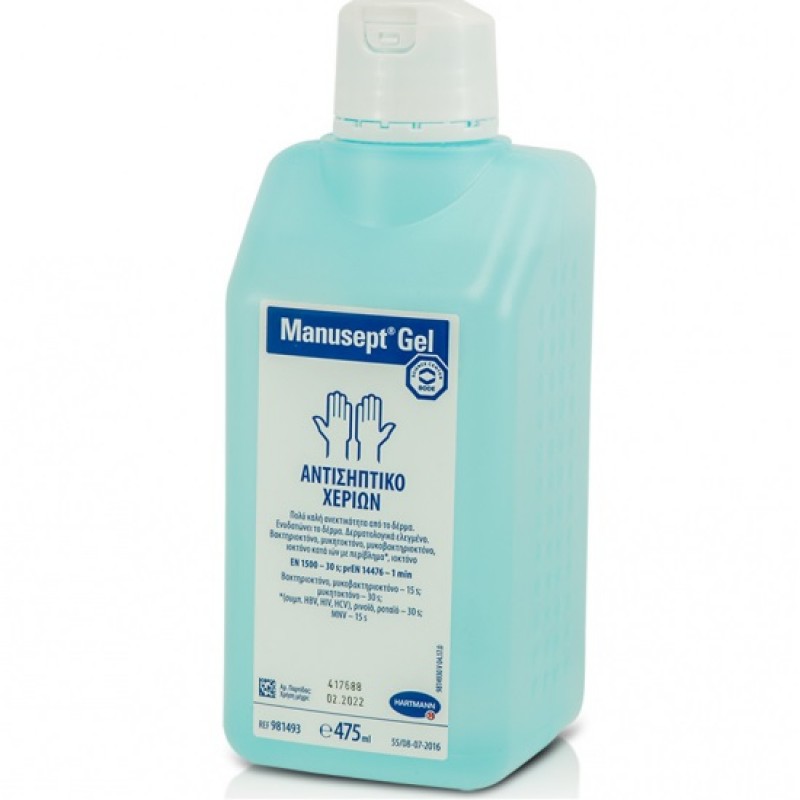 Hartmann Manusept Gel Αντισηπτικό χεριών, 475 ml 